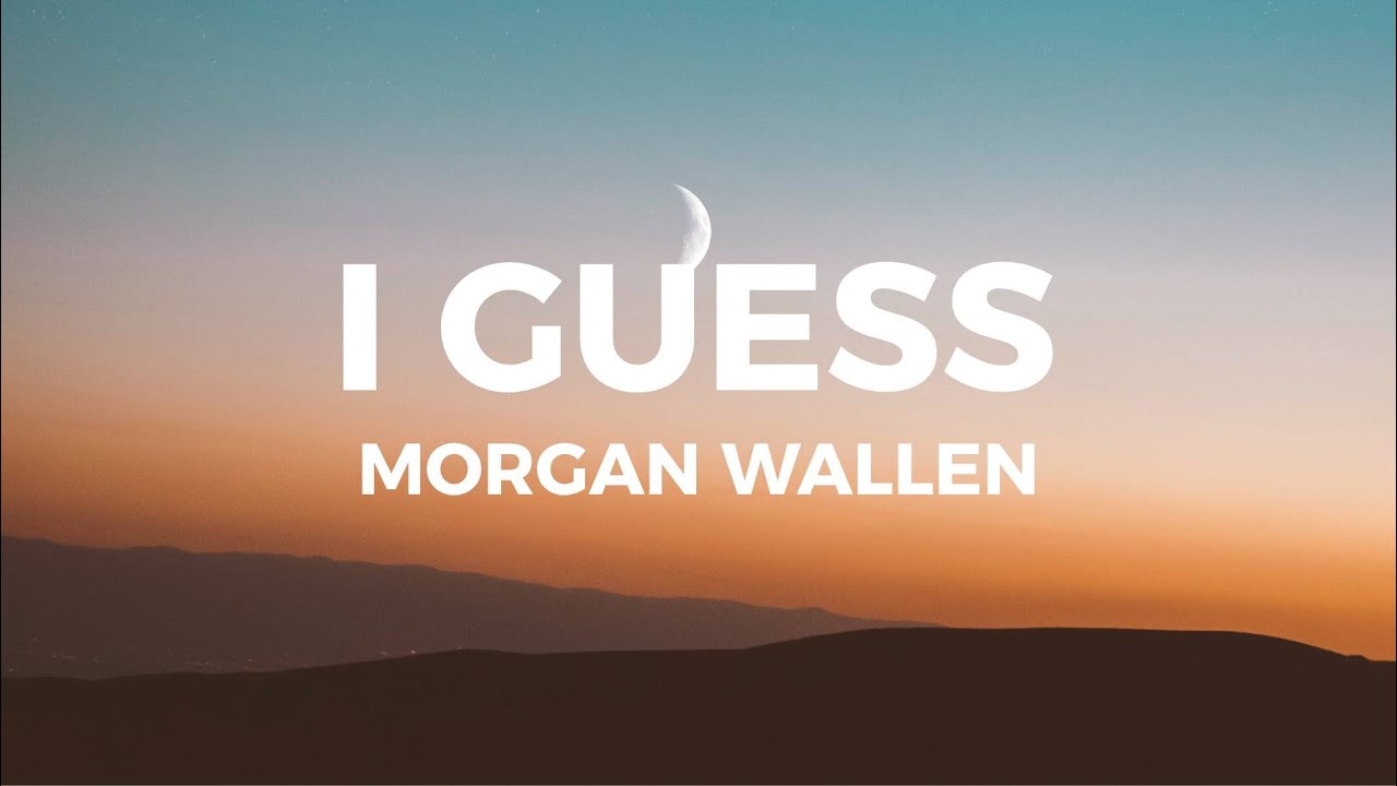 Morgan Wallen – I Guess i guess i’m the problem